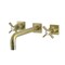 Kingston Brass KS6027ZX Wall Mount Tub Faucet, Brushed Brass KS6027ZX - alternate 1